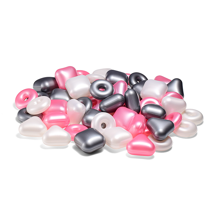 Набор шариков "Плюшки" 50шт нюд