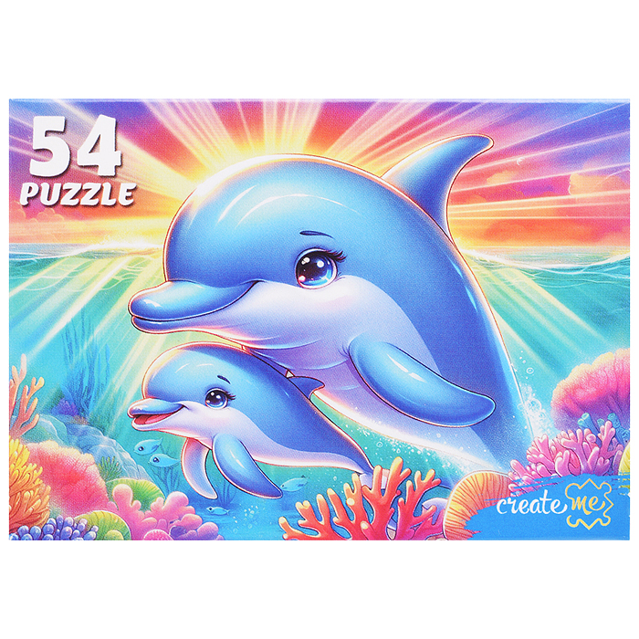 Пазлы 54 "Подводный мир"