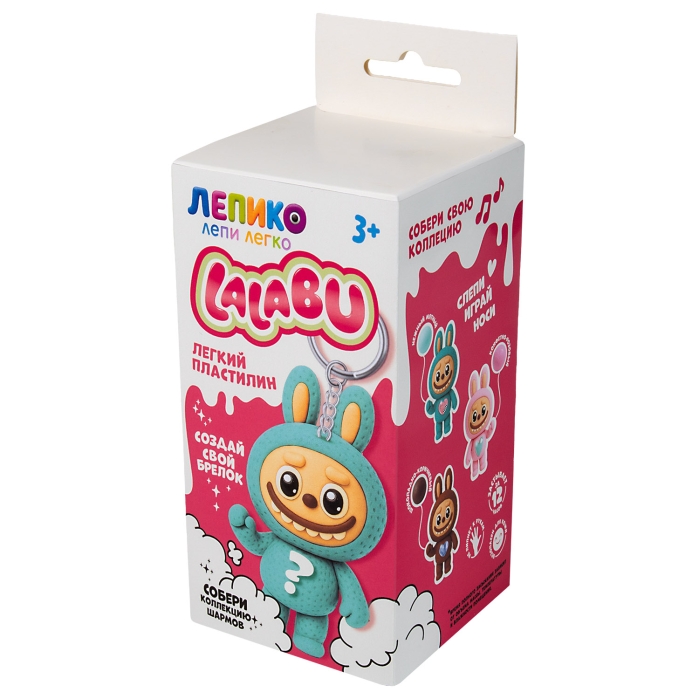 Игрушка для детей старше трех лет легкий пластилин "Лепи Легко" набор Lalabu