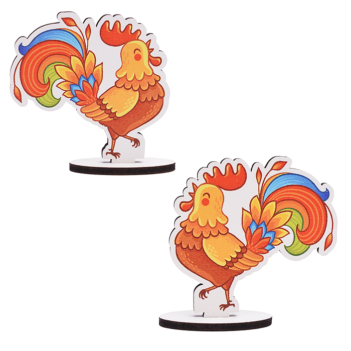 Игровой набор "Ферма" (дерево) крафтовая коробка 