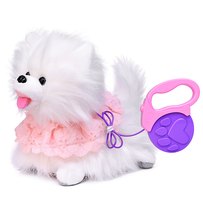 Собака 00-7636 "Пушистик" (поет, ходит, крутится, повторяет) в пакете