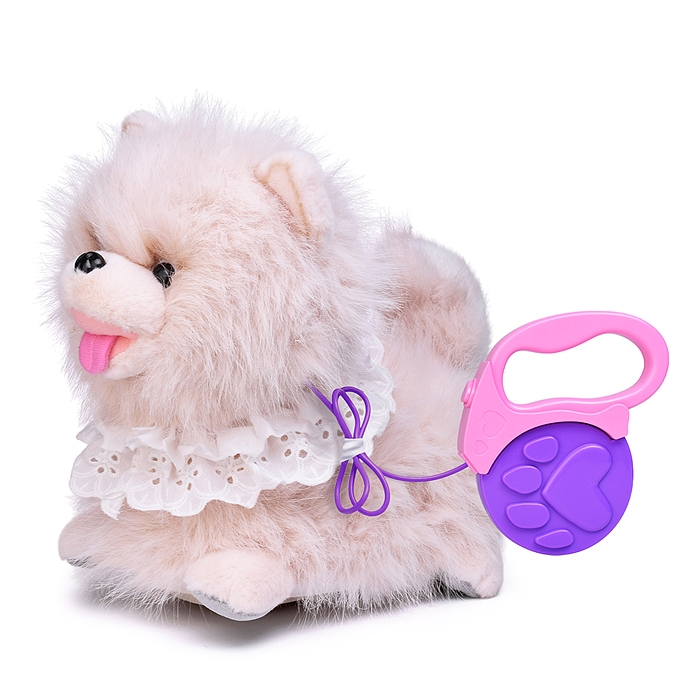 Собака 00-7636 "Пушистик" (поет, ходит, крутится, повторяет) в пакете