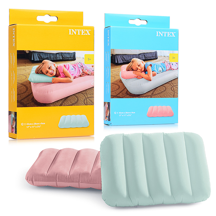 Универсальная цветная подушка, 43 х 28 х 9 см, от 3 лет, цвета микс, 68676NP INTEX
