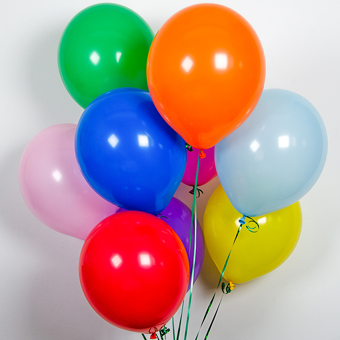 Шар (10''/25 см) Ассорти, пастель, 100 шт.