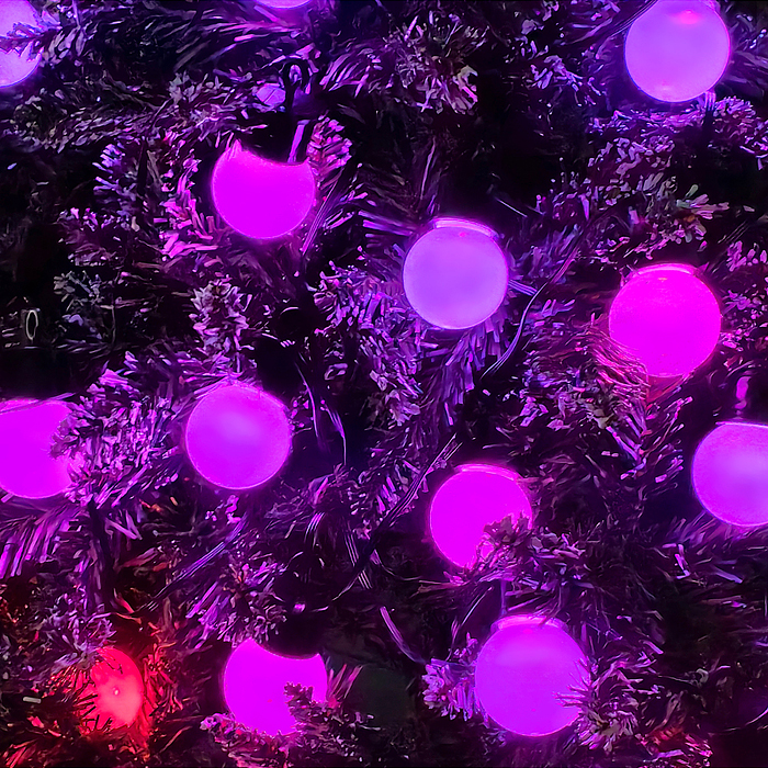 Электрогирлянда S0458 Smart 6 м, 20 ламп, 10 режимов, USB, ИК пульт (цветная)в пакете 