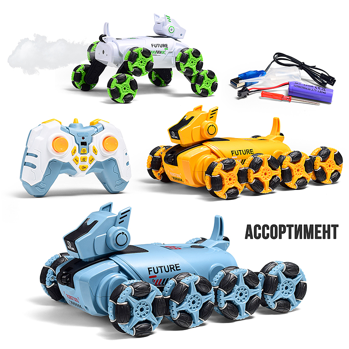 Машина DY-372 "Robot dog"р/у 27 MHz, в пакете 