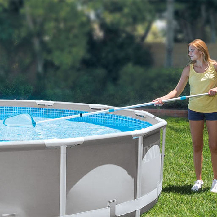 Набор для чистки бассейна: сачок, щётка, насос, 29056 INTEX