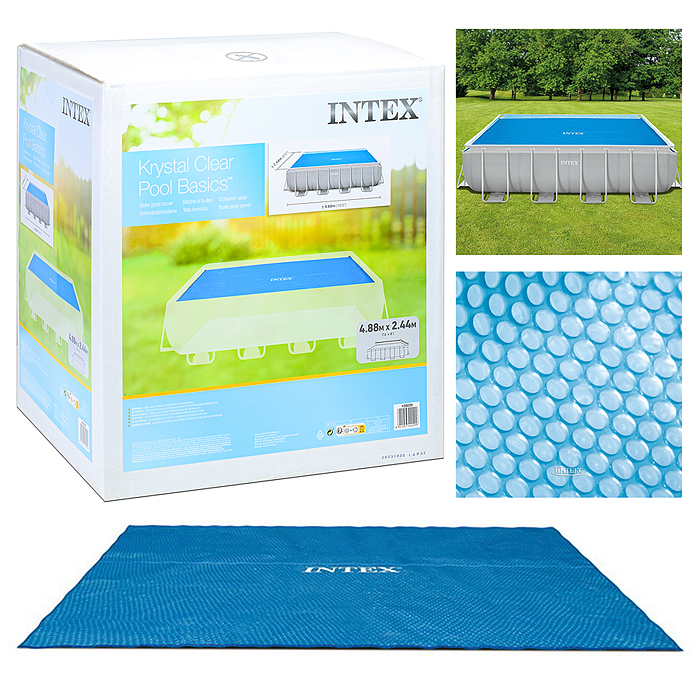 Плавающее термосберегающее покрывало для бассейна 476x234см, 28029 INTEX 