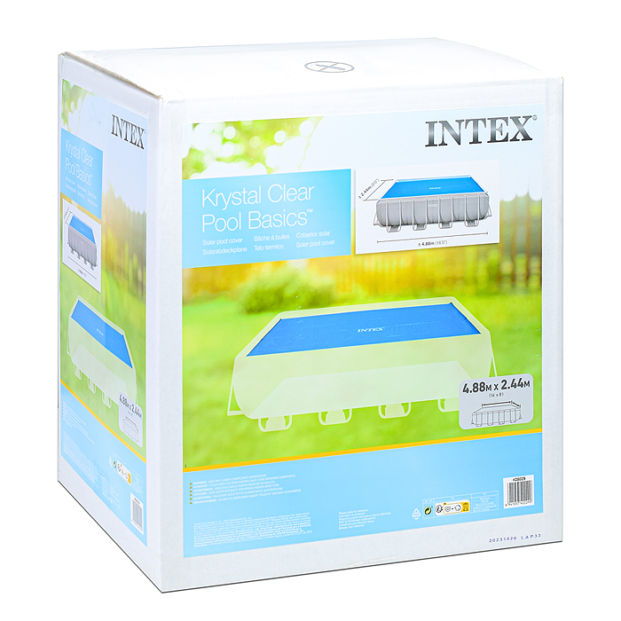 Плавающее термосберегающее покрывало для бассейна 476x234см, 28029 INTEX 