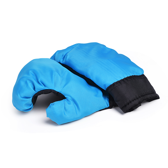 Набор детский игровой (перчатки, груша 50 см.) Оксфорд (черно-голубой)