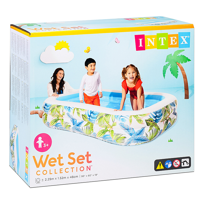 Бассейн надувной “Центр тропического плавания”, от 3 лет 57177NP INTEX