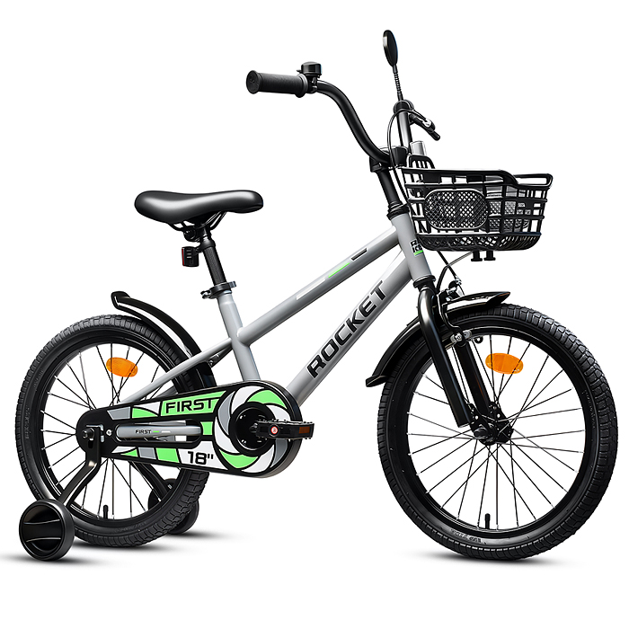 Велосипед 18" Rocket First, цвет серый