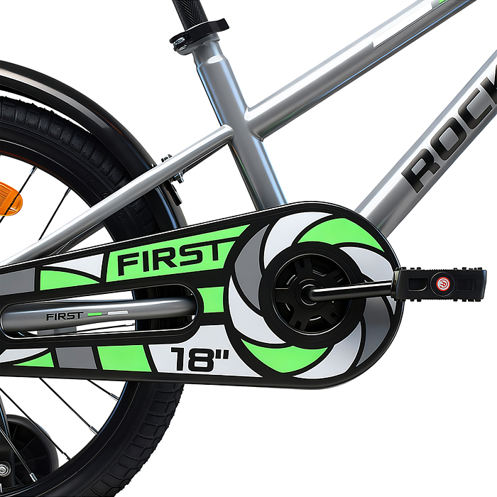 Велосипед 18" Rocket First, цвет серый