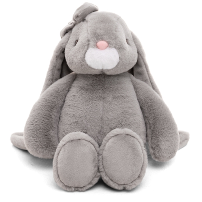 Зайка Молли, 38см сидя, серый 