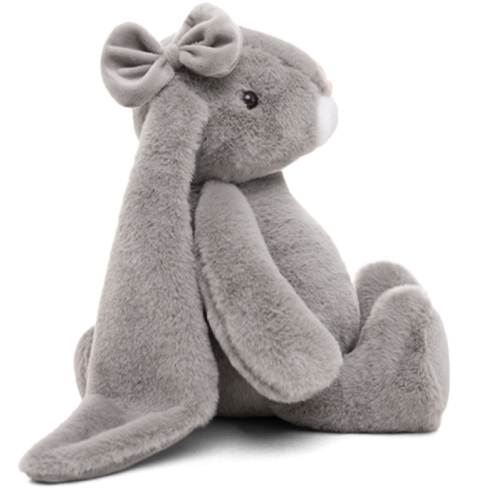 Зайка Молли, 38см сидя, серый 