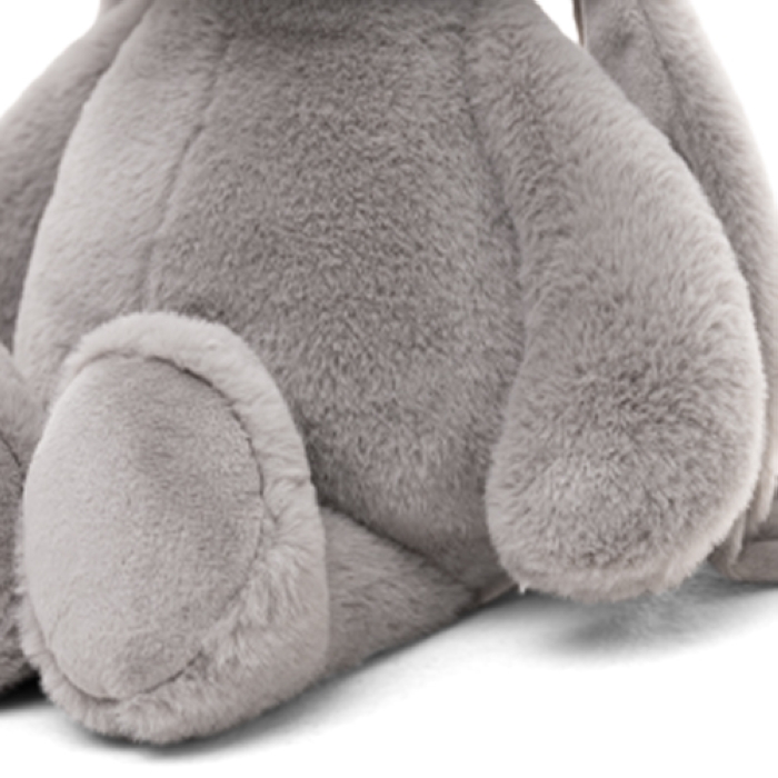 Зайка Молли, 38см сидя, серый 