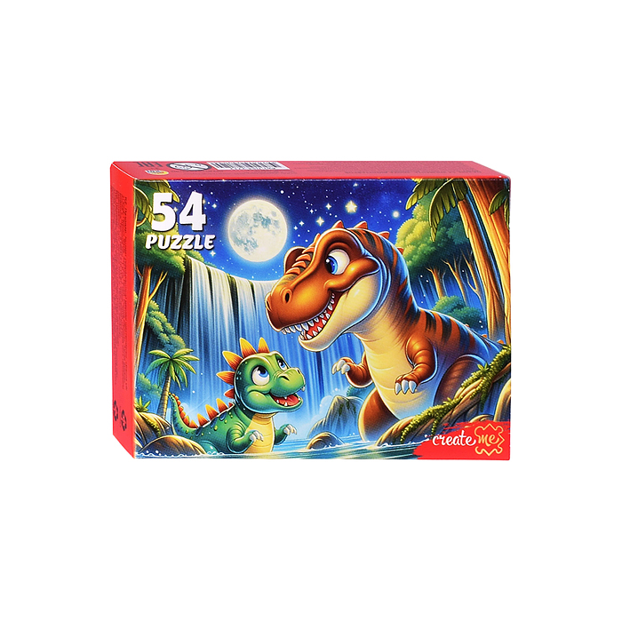 Пазлы 54 "Эпоха динозавров"