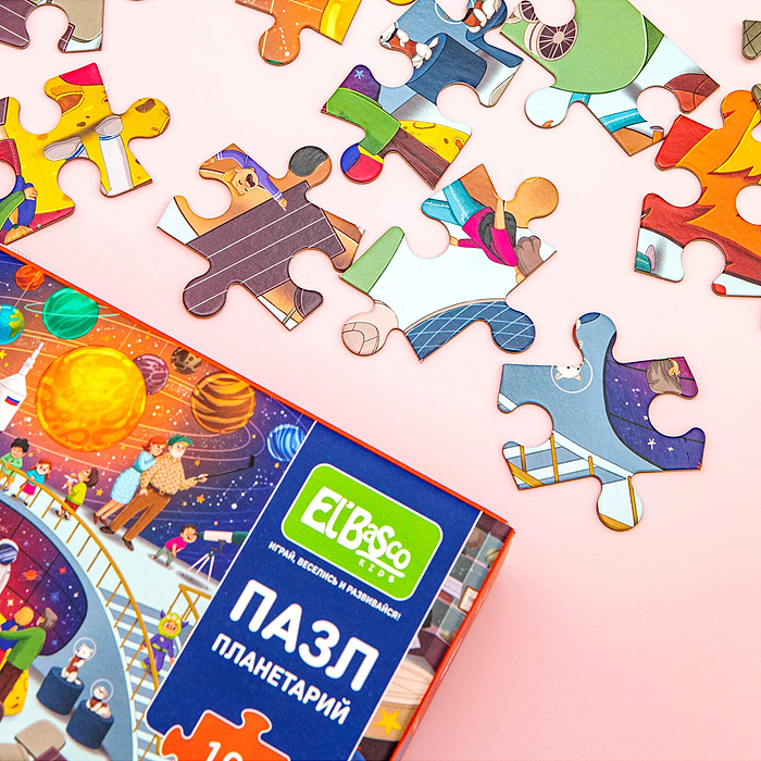 Пазл 100 "Ночь в музее. Планетарий" 