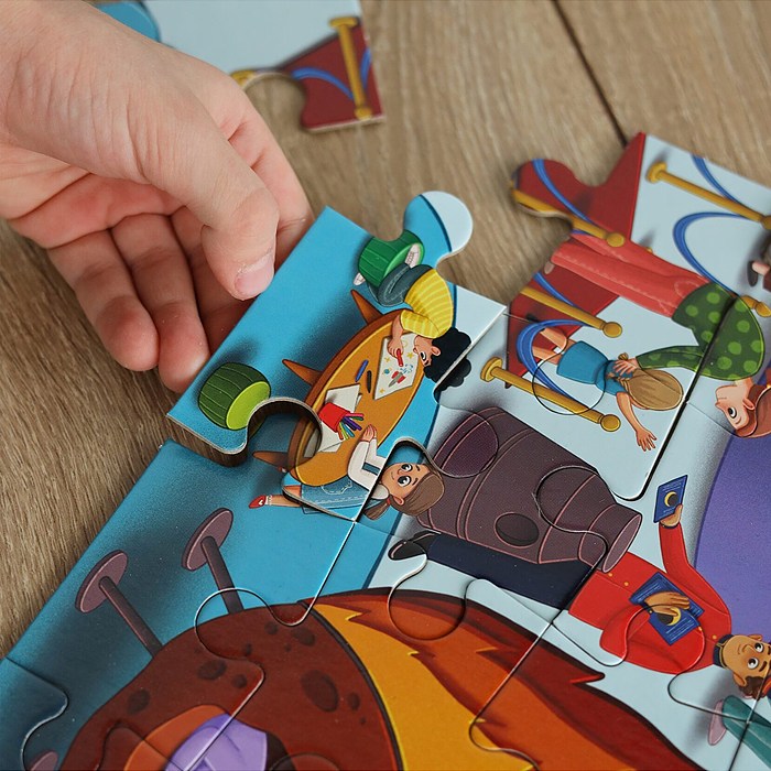 Пазл 100 "Ночь в музее. Планетарий" 