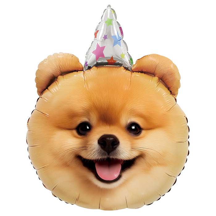 Шар (28''/71 см) Фигура, Собачка в колпачке, 1 шт. в уп.