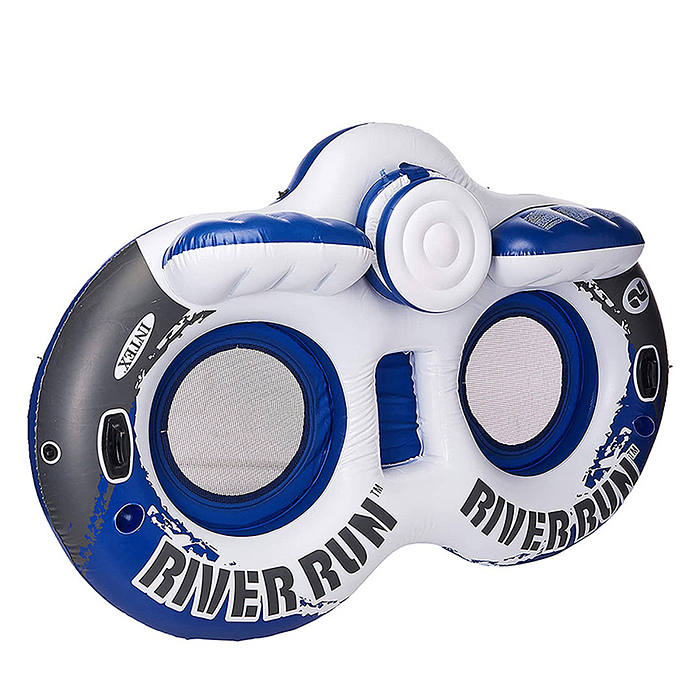 Надувной круг "Речной спуск" двухместный с баром для напитков, 243х157см, 58837EU INTEX