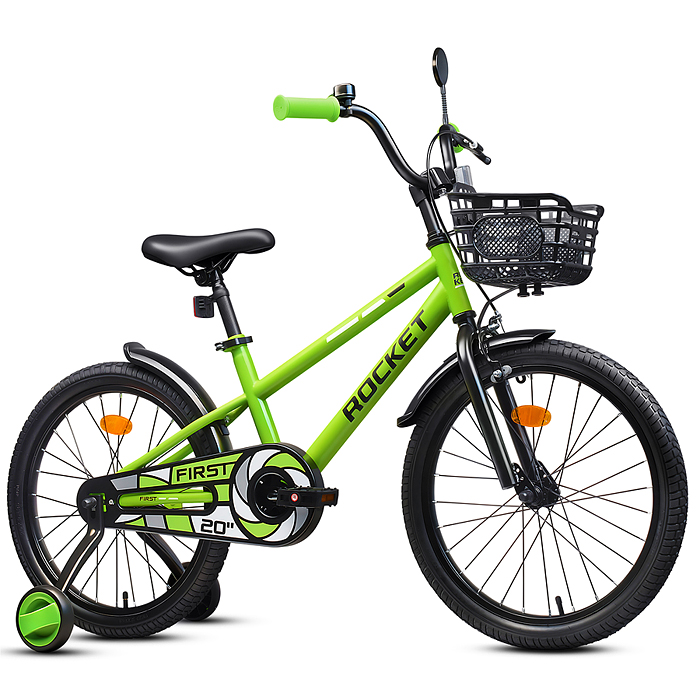 Велосипед 20" Rocket First, цвет зеленый 