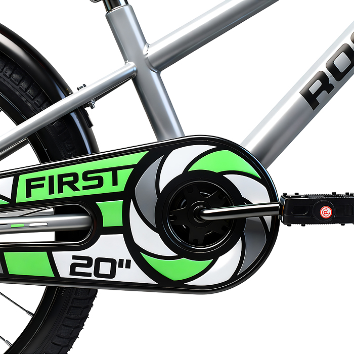 Велосипед 20" Rocket First, цвет серый
