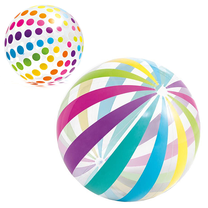 Мяч пляжный «Джамбо», d=107 см, от 3 лет, 59065NP INTEX