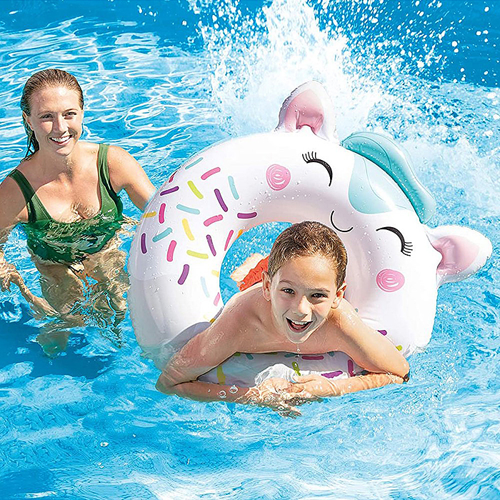 Круг для плавания «Милые зверята», 84 (91) см х 76 см, от 8 лет, до 40 кг, цвет микс, 59266NP  INTEX