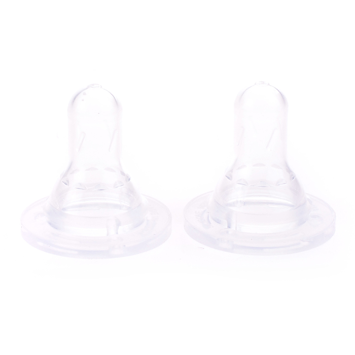 Комплект силиконовых сосок Baby Flow (узкое горло), размер S