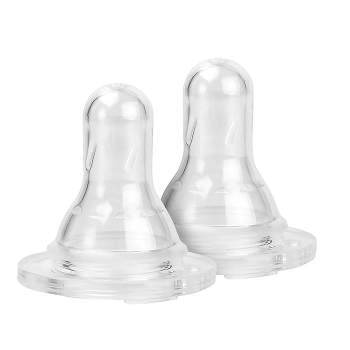 Комплект силиконовых сосок "Baby Flow" (узкое горло), размер Х
