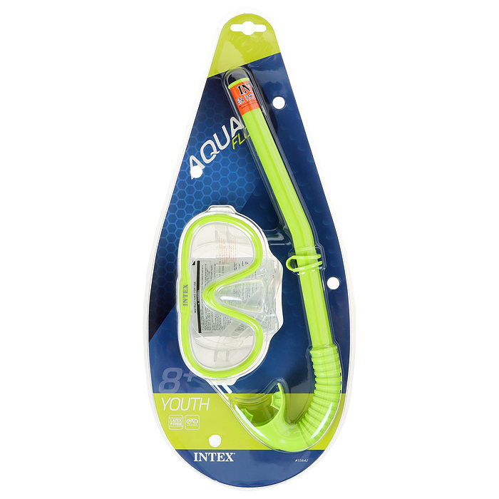 Набор для подводного плавания «Искатель приключений», маска, трубка, от 8 лет, 55642 INTEX