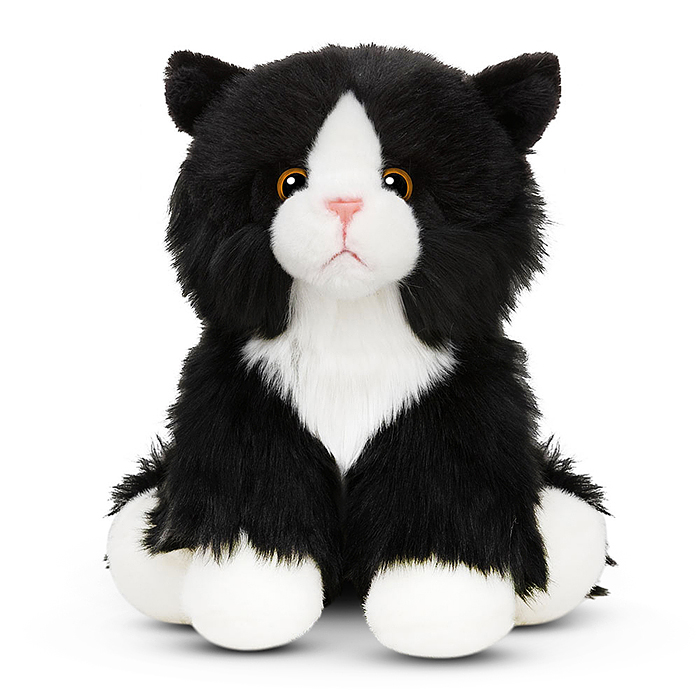 Черно-Белый Котик, 20 см