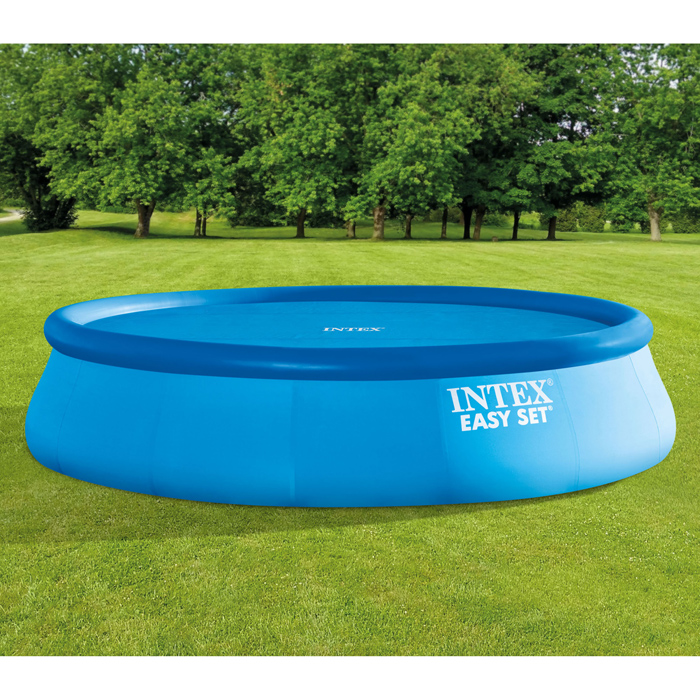 Тент солнечный (пузырьковое теплосберегающее покрывало) для бассейна 4.57 м, 28013 INTEX