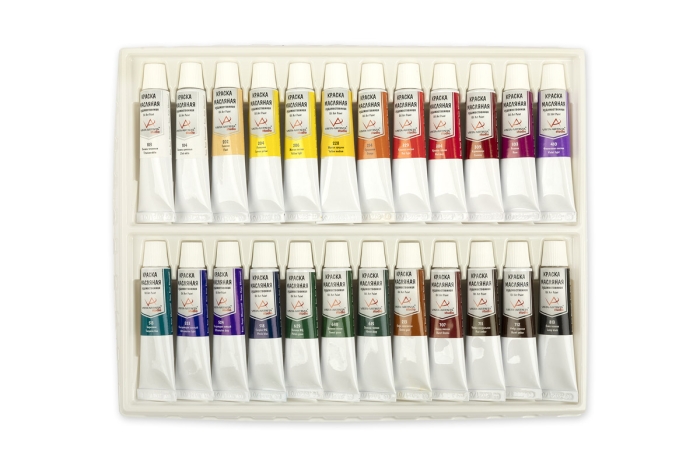 Краска масляная Studio 24 цв. х 10 мл .