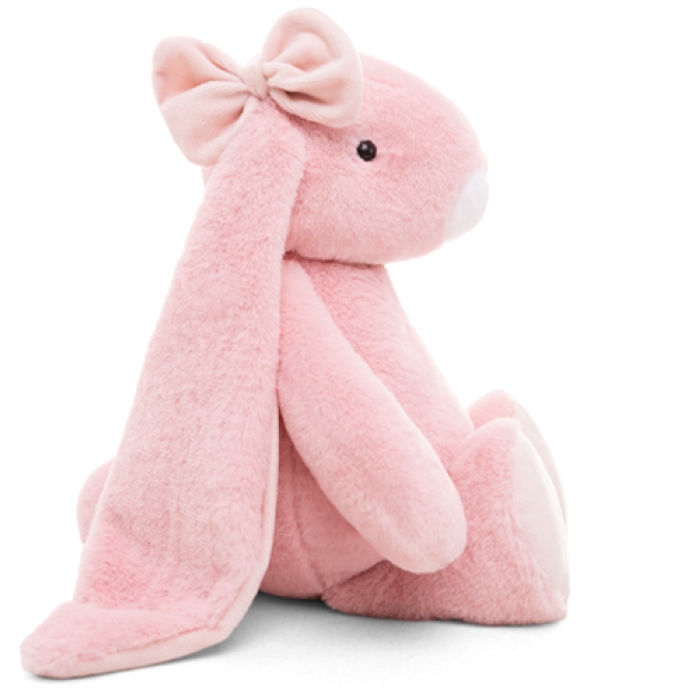 Зайка Молли, 38см сидя, пудровый 