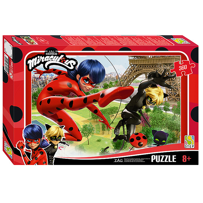 Пазлы 360 "Леди Баг и Супер-Кот" 