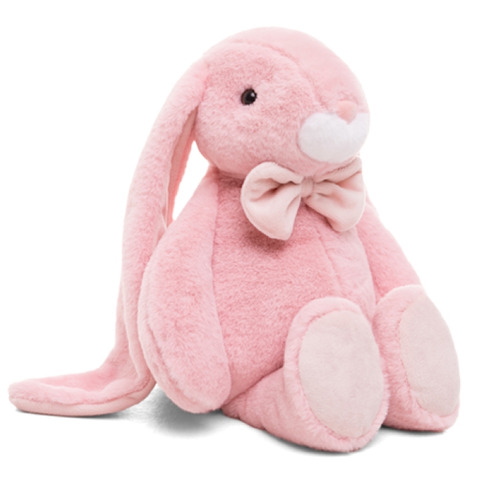 Зайчик Зак, 38см сидя, пудровый 