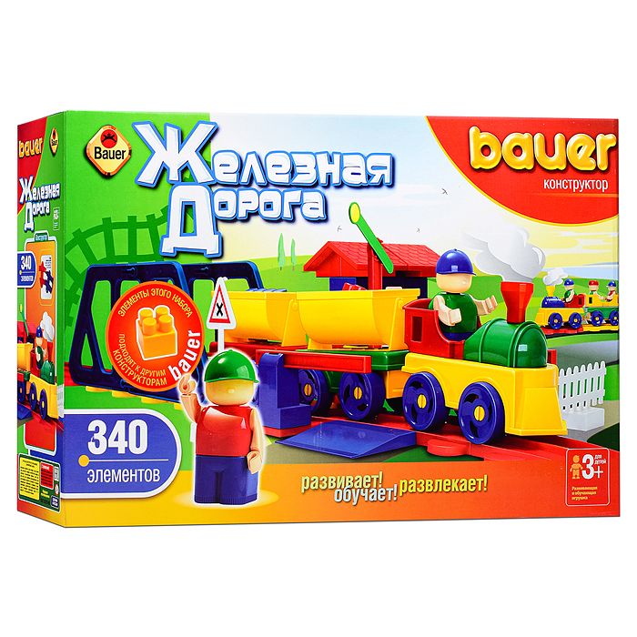 Фото к товару Конструктор 257 Железная дорога (340) Конструктор 257 Железная дорога (340)
