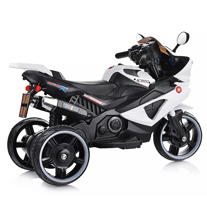 Детский электромотоцикл ROCKET "Байк",1 мотор 20 ВТ, белый
