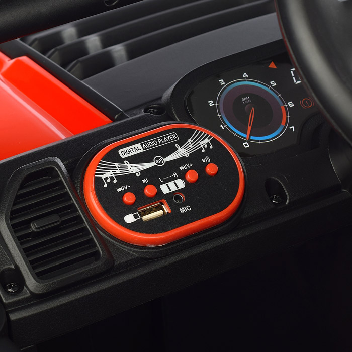 Электромобиль U023470Y "Круиз" на аккумуляторе, с р/у управлением, в коробке (красный)