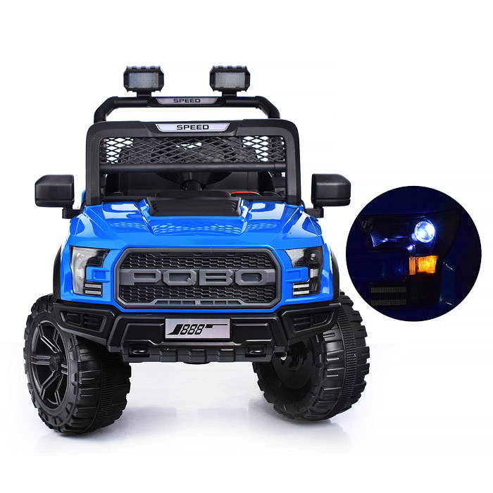 Электромобиль U023470Y "Круиз" на аккумуляторе, с р/у управлением, в коробке (синий)