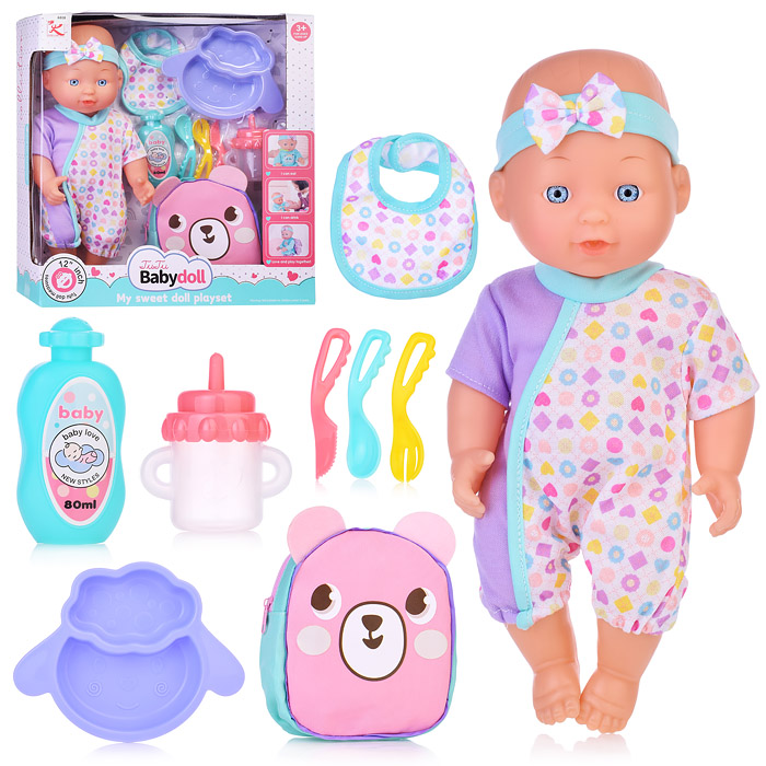 Пупс 6808 "Лилиан" с аксессуарами, пьёт, писает, в коробке