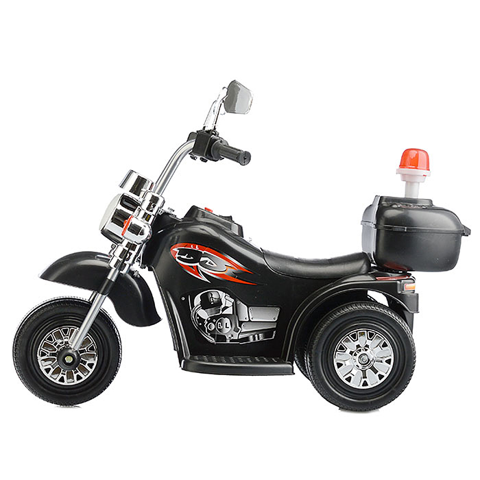 Детский электромотоцикл ROCKET «Чоппер»,1 мотор 20 ВТ, черный 