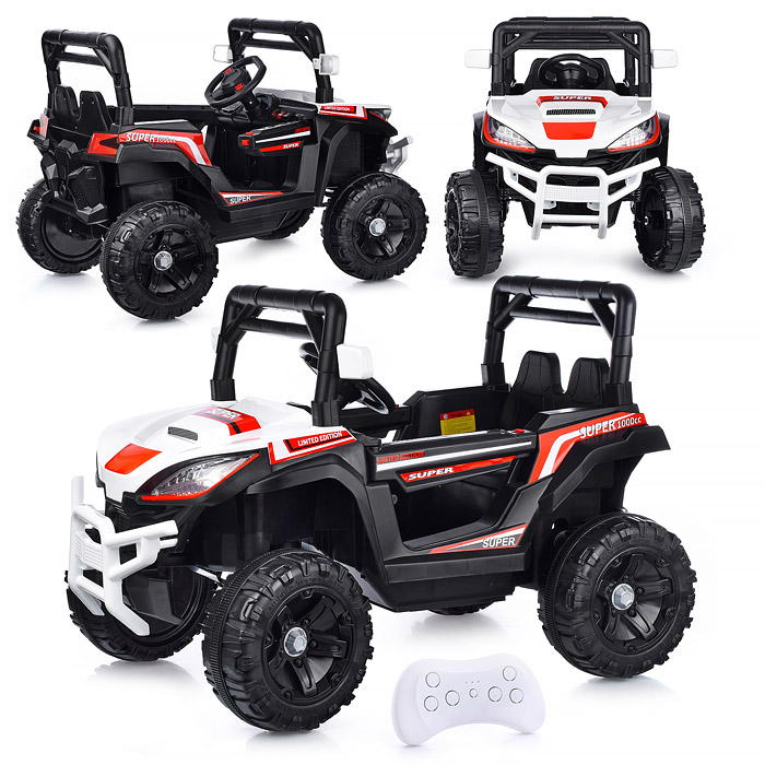 Электромобиль U023464Y "Спорт" на аккумуляторе, в коробке (белый)