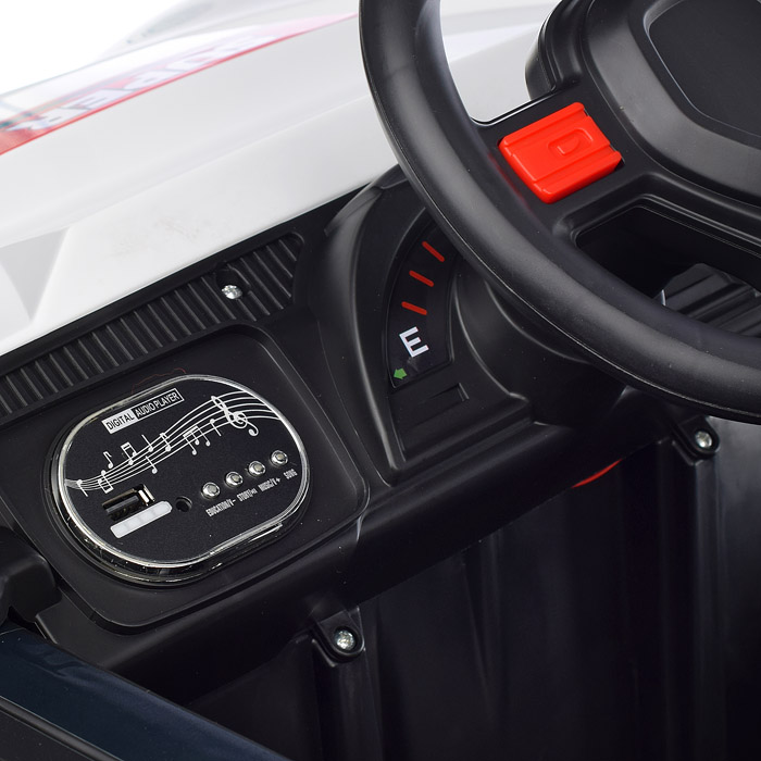 Электромобиль U023464Y "Спорт" на аккумуляторе, в коробке (белый)