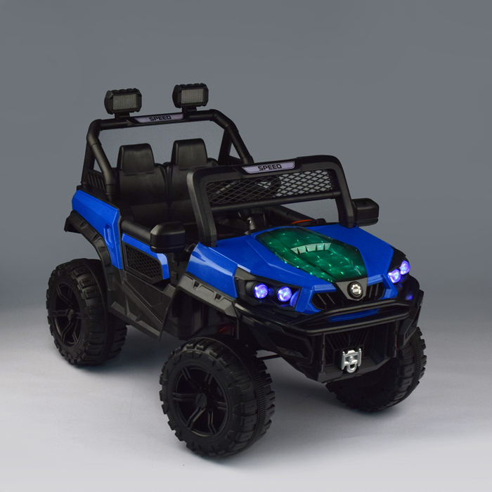 Электромобиль U023408Y "Фиджи" на аккумуляторе, с р/у управлением, 12V4.5 двухприводный (синий)