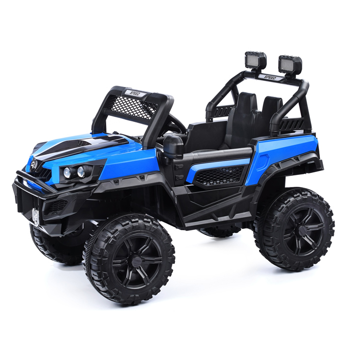 Электромобиль U023408Y "Фиджи" на аккумуляторе, с р/у управлением, 12V4.5 двухприводный (синий)