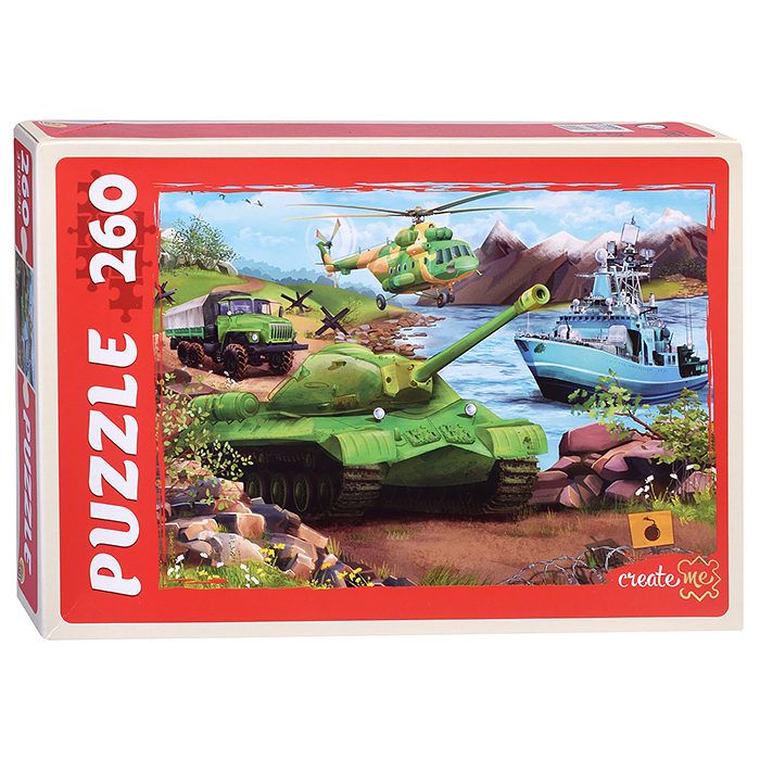 Пазлы 260 "Военная техника №1" 