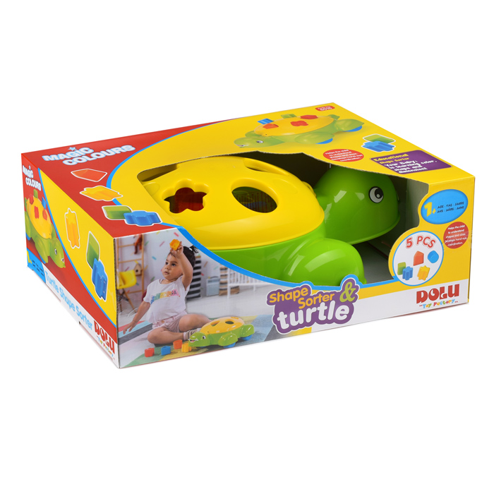 Логика-сортер "Черепашка" в коробке